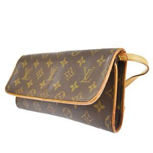 Louis-Vuitton-Monogram-Pochette-Twin-GM-2Way-Bag-Brown-M51852